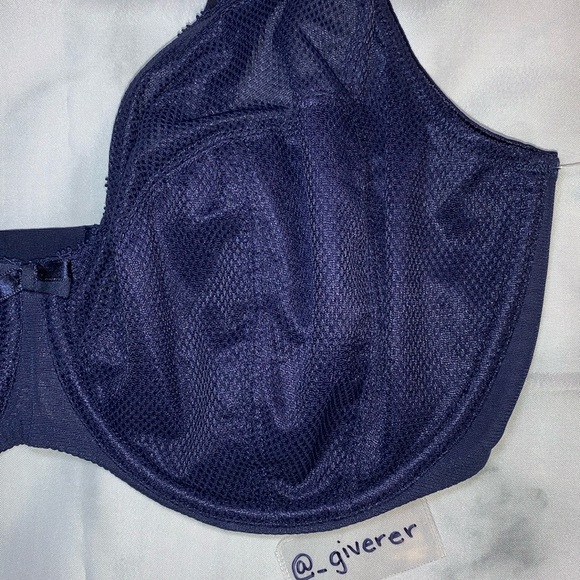 NWT Navy 36G / 36DDDD Parisian Plunge BRA CHANTELLE - Picture 6 of 16